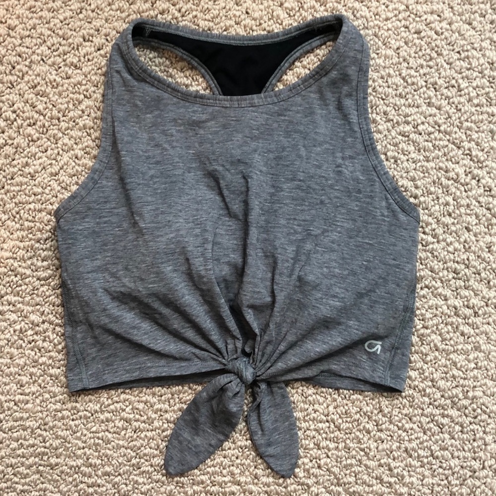 Cropped workout top/ sports bra